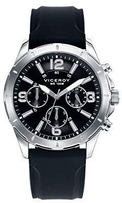 Viceroy Reloj analógico de Cuarzo para Hombre con Correa de Silicona 40521-59