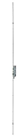 FERCO - Serrure Encastrable Fercomatic à Cylindre - Porte Bois - Axe 50 mm - 3 Points - Hauteur 2150 mm - Verrouillage Automatique - Réversible - Têtière 18 mm - Entraxe 70 mm - Gris