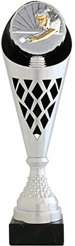 Pokal M Pokal Billard Serie Verdun Trophäe Silber groß mit Gravur