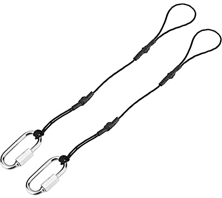 EBTOOLS Camera Safety Tether - 2Pcs Camera Lanyard,Universal Camera Strap Safety Rope Tether with Clip Hook for DSLR Mirrorless Cameras