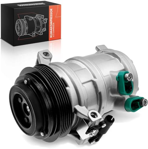 Frankberg Sistemas de aire acondicionado Compresor de aire acondicionado con embrague Gasolina Compatible con X5 E53 4.4L 2000-2006 4.6L 2001-2003 4.8L 2004-2006 64526909628incl. aceite premezclado
