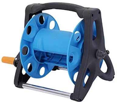 EDDGE Tragbarer Garten-Wasserrohr-Schlauchaufroller for den Außenbereich, Yard-Halter, Organizer, stabiles Lagerregal, Werkzeug, Pflanzschlauchhalter bis 20 m