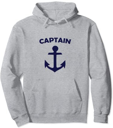 Captain Anchor, cooles nautisches Outfit, Segeln Pullover Hoodie