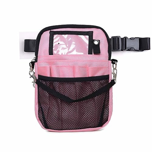 Marsupio infermiere, marsupio infermiera, marsupio donna per infermieri, organizer per infermiera, RN, dottore, veterinaria-rosa