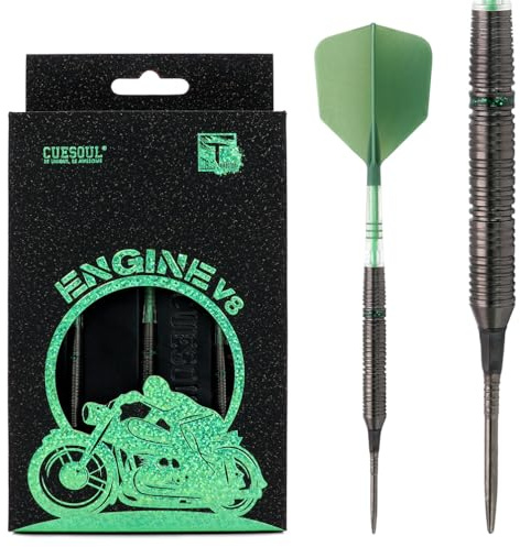 CUESOUL Engine V7-V9 OTO Serie 18g/19g/20g/21g/22gStahlspitze,90% Wolfram-Dart-Set mit ROST T19 Carbon Flight