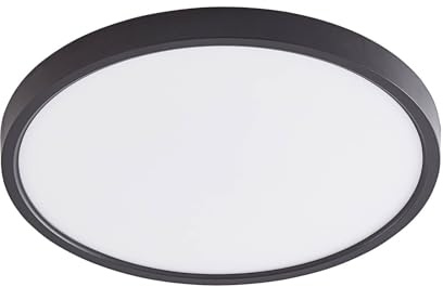 Lindby LED Smart Home Deckenlampe Pravin dimmbar (Modern) in Schwarz (1 flammig,) - Deckenleuchte Lampe Wohnzimmerleuchte