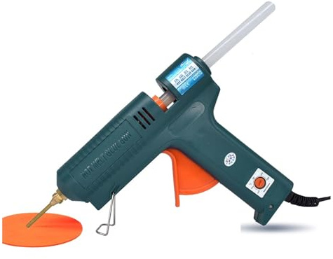 Pistola per colla a caldo elettrica senza fili Regolazione della temperatura della pistola for colla a caldo da 150 W, vari abbinamenti tra cui scegliere, ugello sostituibile, utilizzare stick di coll