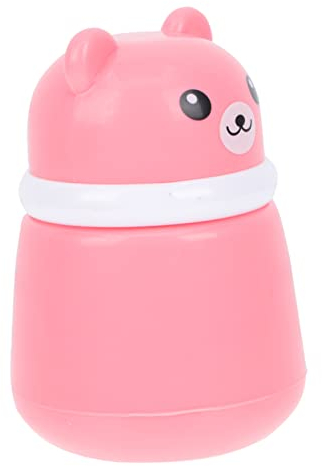 Abaodam Cartoon Bär Powder Puff Box Puderbehälter Leicht Tragbar Auslaufsicher Für Talkumpuder Prickly Heat Powder Anwendung Bad Sommerpflege