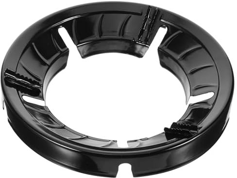 jojofuny Support Pour Wok En Émail Coupe-vent 5 Ouvertures, Anneau Robuste Pour Cuisinière à Gaz, Résistant à Haute Température, Accessoire Cuisine Domestique Et Professionnelle, Économiseur D'énergie