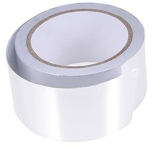 Gatuida Aluminiumfolien-dichtungsband Klebeband Wärmeisolierend Verschleißfest Langlebig Alterungsbeständig Für Klimaanlagen Kühlschränke Warmwasserbereiter Abdichten Wärmebeschichtung Rau