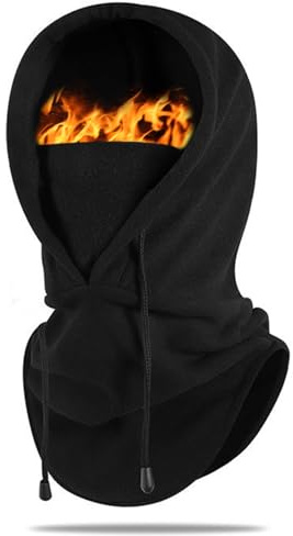 1 Pezzi Passamontagna Moto,Accessori Moto,Passamontagna Moto Invernale,Ski Mask,Passamontagna Invernale,Scaldacollo Moto Invernale,Passamontagna Donna,per Gli Sport All'aria Aperta,Unisex(Nero)