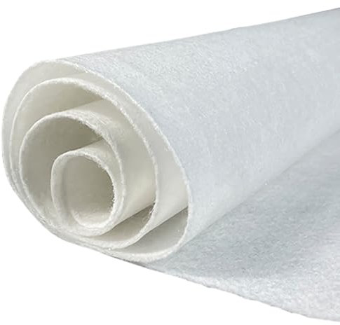 RHBHY Tessuto Non Tessuto 150g/m² Telo Pacciamatura per Drenaggio Tessuto Pacciamante per Cantiere Orticoltura e Area Domestica 1m x 5m(5M)