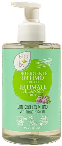 Bioconte Fresh Organic Intimate Wash Women, Tea Tree essential oil and Aloe, 97.0% natural ingredients. Cert Organic and Vegan