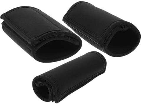 Mikikit Carbon Rahmenschutz aus Neopren für Fahrradrahmen Universell Passend Kratzfest und Wiederverwendbar Schwarz
