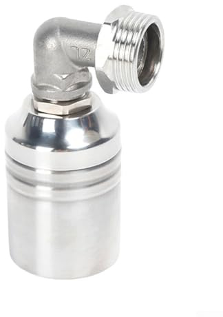 Jotekonoby Schwimmerventil aus Edelstahl 304 für automatische Wasserstandskontrolle, seitlicher Einstieg Pool Wasserregler mit Abschaltfunktion (B)