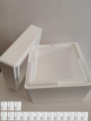 SCATOLA TERMICA - BOX ISOTERMICO (N.1 box) COMPRESO GHIACCIO SINTETICO (N. 16 buste) Vero box isotermico - Pareti da 5 cm