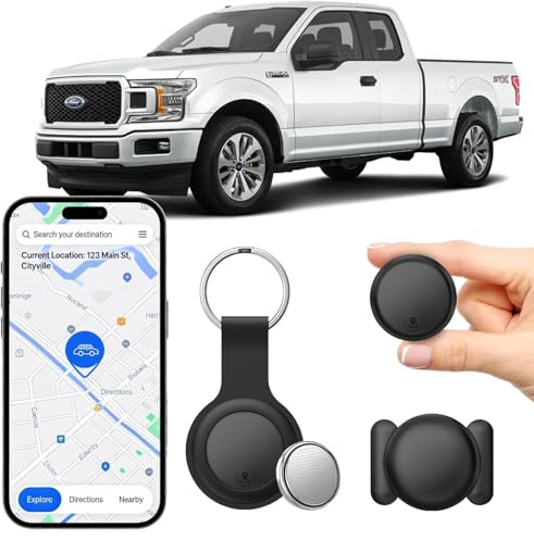 GPS Tracker for Vehicles Car Gps Tracker (Compatible with iOS & Android) Car Tracker Devices Work with Built-in APP, GPS Tracker Car No Monthly Fee,Real-Time Vehicle Tracker Global Coverage