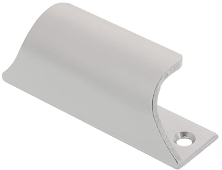 ToniTec Türgriff Balkontür Terrassentürgriff Aluminium silber 70x19x25 mm Balkontürgriff außen