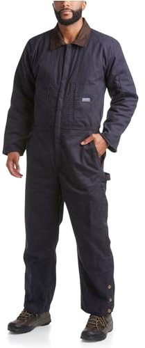 Bass Creek Outfitters Mens Insulated Coveralls Work Jumpsuit with Pockets