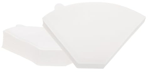 QUARKZMAN 200 pcs 4 Cône Café Filters Dimension 102 Blanc | Jetable Papier Percolateur Café Filtres, Naturel Non Blanchi Bois Fibre, Adapté pour pour Over Café Filtre Goutte-à-goutte