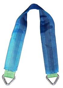 Recovery Axle Strap With D Links 1 Mtr - Axle Strop - 5000kgs Polyester Webbing