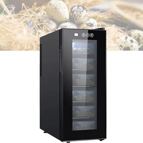 Reptilinkubator, Termostatbox för kylning och uppvärmning, Digital LED-observation, för reptiler Chameleon Lizard Turtle (33L)