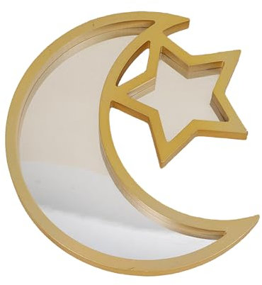 Vassoio decorativo a forma di luna e stella, per esporre frutta, dessert e pasticcini, spuntini, piatto da pranzo, decorazione per tavolo da pranzo