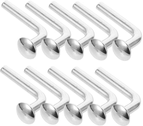 HEALSOPTHY 100 piezas Pasador de Seguridad para Estanterías Pesadas Pernos de Hierro Galvanizado Resistentes la Corrosión Unidades para Almacén y Muebles Industriales