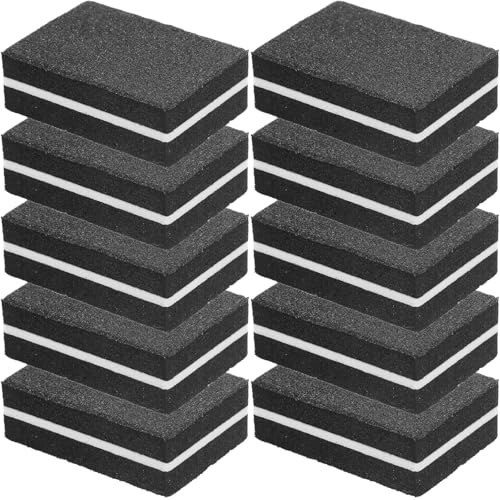 PENIKOKO 50 piezas Bloque Pulidor de Uñas Doble Cara Mini Esponja para Manicura y Pedicura Archivo para Uñas de Mano y Profesional y Hogar