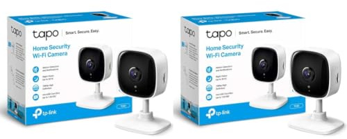 Tapo TC60 Indoor Camera House Security Camera, WiFi Camera, No Monthly Fee, AI Detection, Dog Puppy Camera, Baby Camera Monitor, CCTV, 2-way Talk, Advanced Night Vision, Works with Alexa & Google