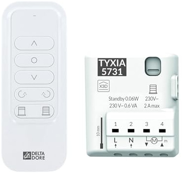 Delta Dore Récepteur et télécommande pour gestion d'un brise soleil orientable/store venitien - Pack Tyxia 631. 6351415