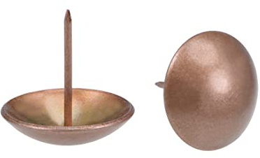 sourcing map 20Stk.Polsternägel 30mm Kopfdurchmesser Antik Runde Reißzwecken Kupfer