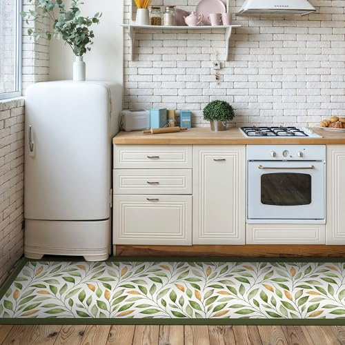 CREARREDA Alfombra Vinílica Cocina y Baño Antideslizante Lavable, Diseño Italiano Moderno, Impermeable, Decorativa, Resistente, Fácil Limpieza, Antimanchas, Higiénica, Made in Italy