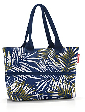reisenthel Damen Shopper-rj4071 Shopper XL Garden White – Geräumige Shopping Bag und edle Handtasche in einem – Aus wasserabweisendem Material, Bunt
