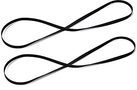 Alnicov 2PCS Turntable Belt Replacement Fold Length 200MM for Retro Vinyl Record Player Fit for all kinds of Belt-driven Turntables
