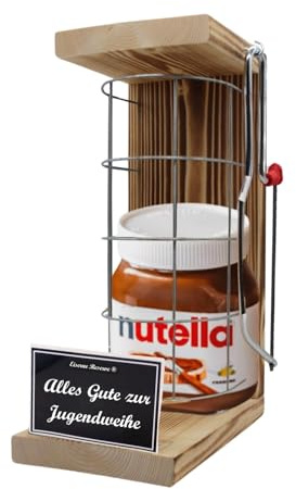 Geschenk zur Jugendweihe Nutella Geschenk Set - Eiserne Reserve Gitterkäfig incl. Säge - Jugendweihe Geschenk Geschenke zur Jugendweihe - -s- Alles Gute zur Jugendweihe