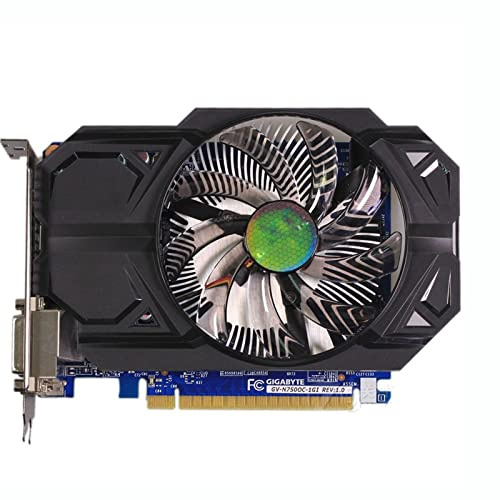 Taygate Scheda Grafica da Gioco Fit for Gigabyte. Scheda Video GTX750 1 GB 128. Po GDDR5. Schede Grafiche for Nvidia. GeForce Original. GTX 750 DVI HDMI Usato VGA. Carte Mappa
