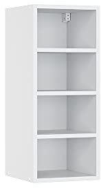 Vicco Badschrank Fame-Line, Weiß, 30 x 72 cm | wandhängend zur Aufbewahrung von Badezimmerutensilien