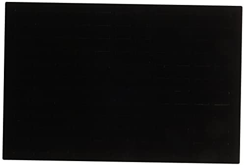 Holibanna Ringschmuck Display Pad Samt Mit Schwamm Einsatz Aufbewahrungstablett Für Ringe Und Ohrringe Schwarz Stapelbar Schmuckorganizer Für Kommode Und Schublade