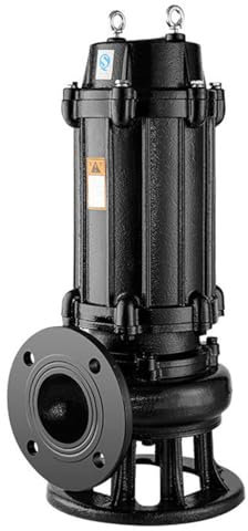 JMbpkduHs WQ Submersible Sewage Pump - Large Flow Submersible Sewage Pump - High-Head Sewage Lift Pump - 380v Basement Sewage Discharge,0.75KW