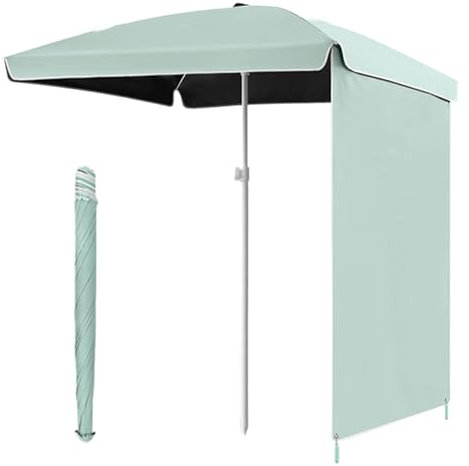 WATAOW Sombrilla Cuadrada para Patio con Ajuste De Altura Y Toldo Parasol para Césped, Playa, Jardín Al Aire Libre(320cm)