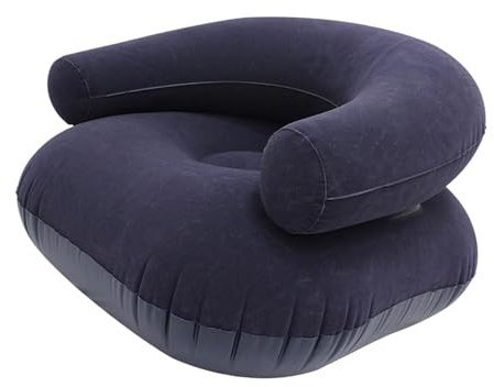 SZLIFE Poltrona Gonfiabile, Divano Gonfiabile, Divano per Campeggio, Viaggio, Appartamento, Interni, Blu
