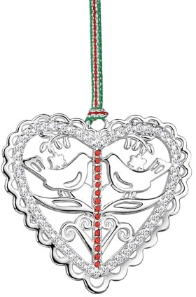 Newbridge Silverware LS225 Love Birds Christmas Tree Decoration