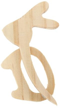 UPKOCH Broche en Bois Beige Motif Fleur et Lapin, Épingle à Foulard Sécurisée Verrouillage pour Femme, Design Naturel Frais pour Châle et Cardigan