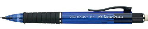 Faber-Castell CASTELL 132152 Feinminenstift 0.7mm GripMatic, Black,Blue