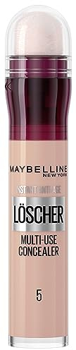 Maybelline New York Stylo de correcteur, effet anti-âge instantané, effaceur avec micro-applicateur effaçable, n° 05 Brightener, 6,8 ml