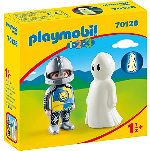 PLAYMOBIL 70128 1.2.3 Ritter mit Gespenst, ab 18 Monaten