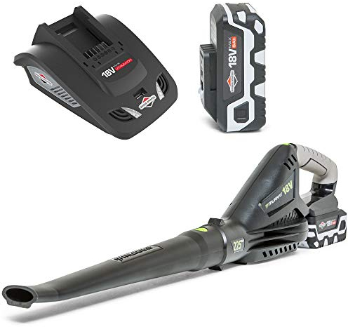 Murray 18V Lithium-Ion Leaf Blower Kit IQ18LBK, Powered by Briggs & Stratton, Including 5Ah Battery and Charger, 225 km/h Air Velocity, 5 Years Warranty