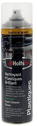 Holts Car Dashboard Cleaner & Plastic Restorer, High Gloss Car Interior Cleaner Spray for Dash & Trims – Monoï Scented Cleaning Spray, 500ml