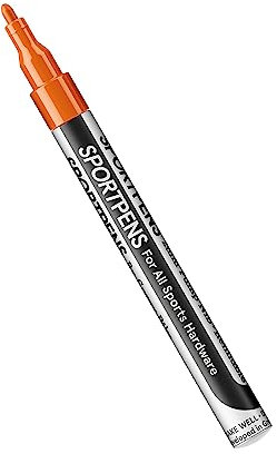 SPRAY.BIKE - SportPens Acrylstifte - wasserfester Lackstift - 2mm Nylon Spitze - stark deckender Multimarker - Acryl stifte zum malen und individualisieren (Orange)